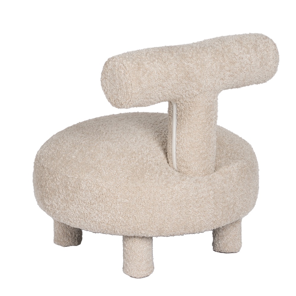 Silla beige tejido