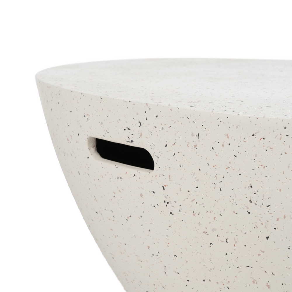 Mesa de centro blanco fibra de magnesio