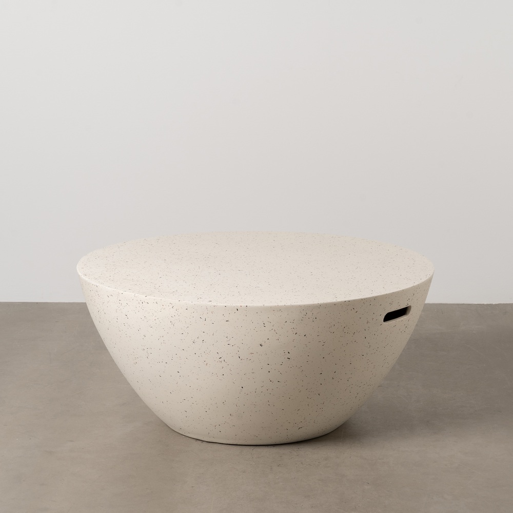 Mesa de centro blanco fibra de magnesio