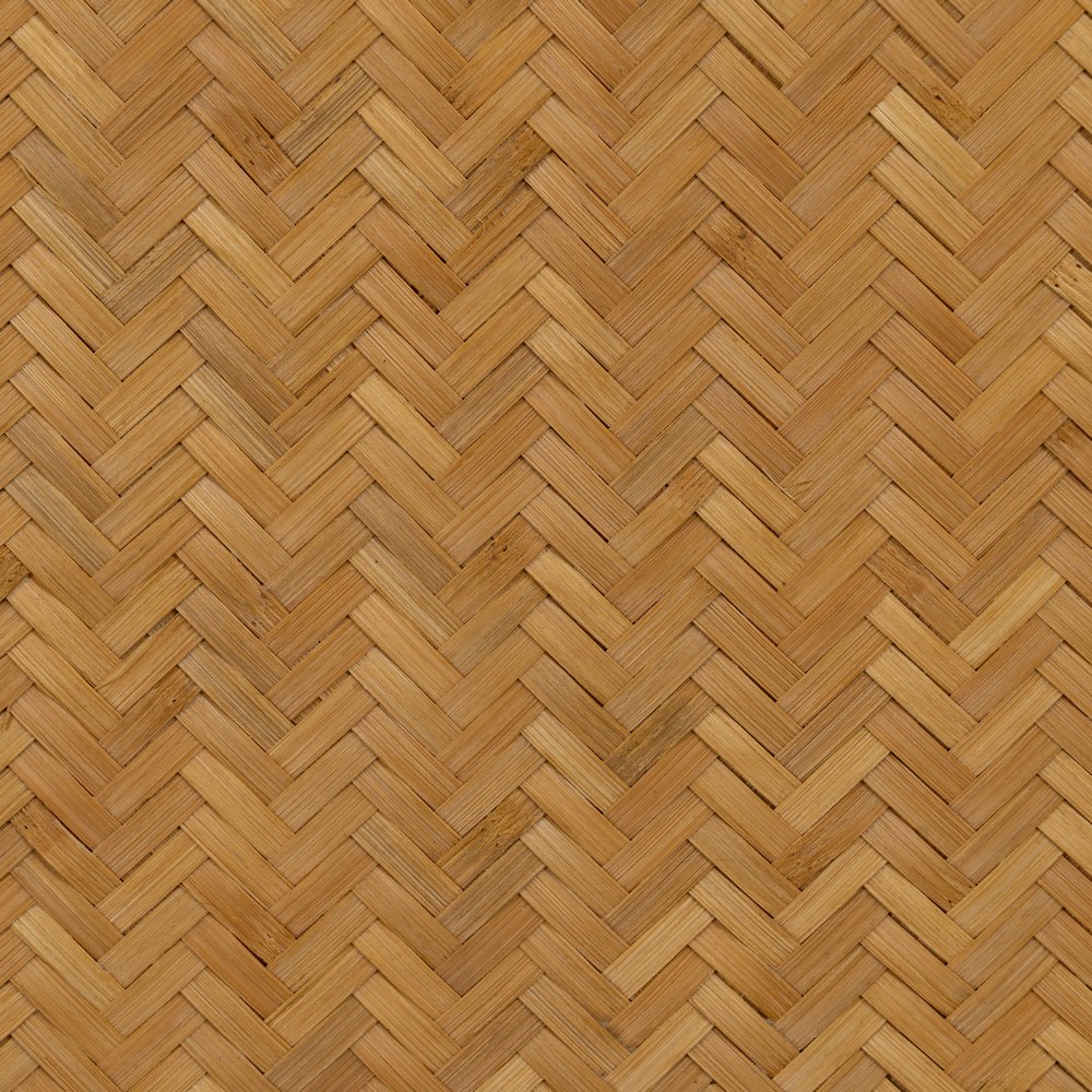 Mesa de centro natural bambú, 61x61x46