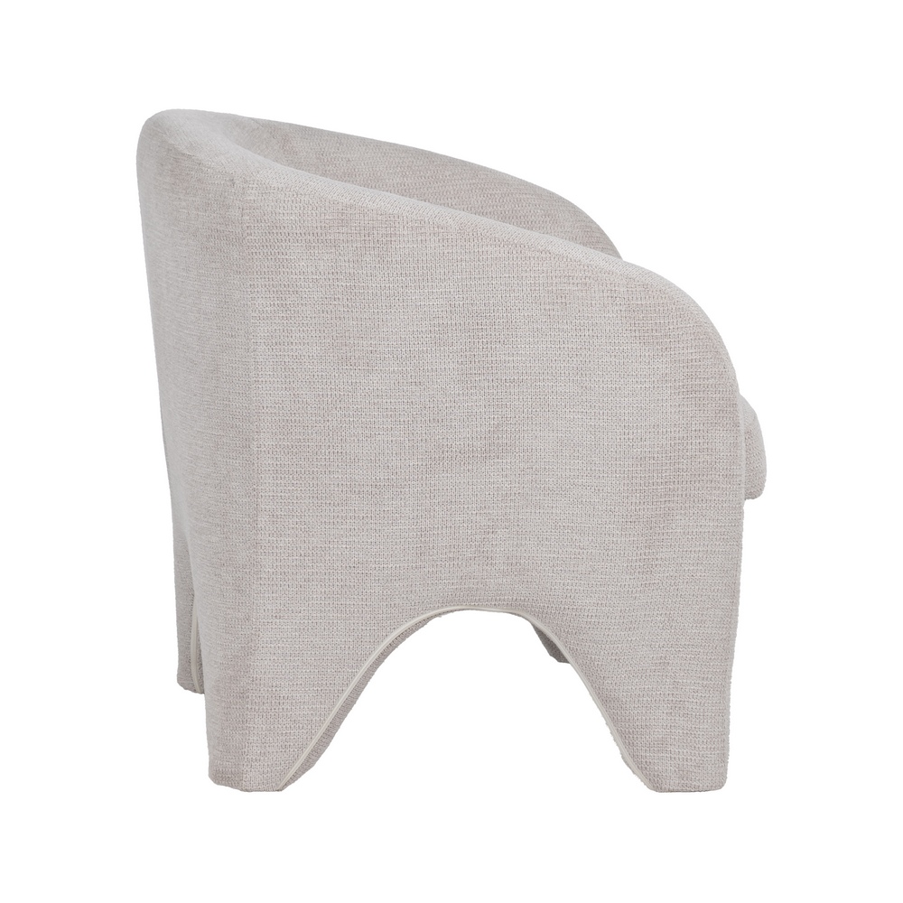 Sillón beige tejido