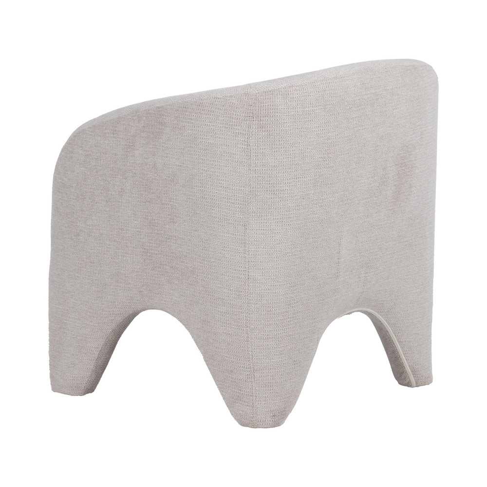 Sillón beige tejido