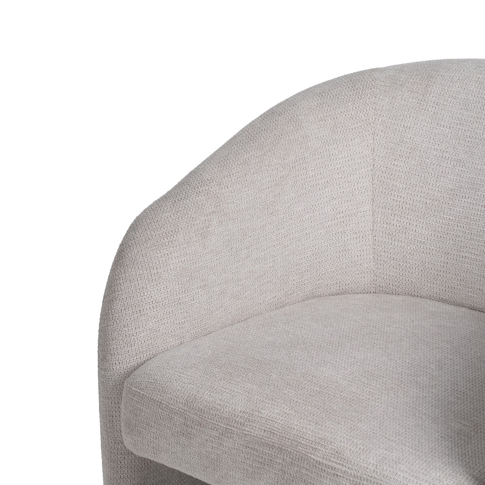 Sillón beige tejido