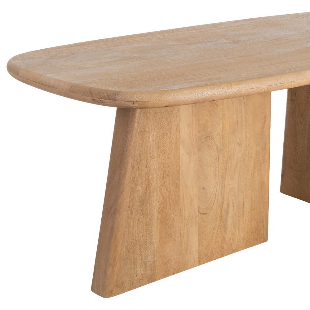 Mesa de comedor natural madera de mango