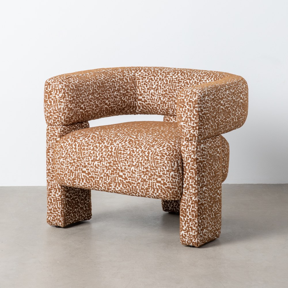 Sillón caqui tejido