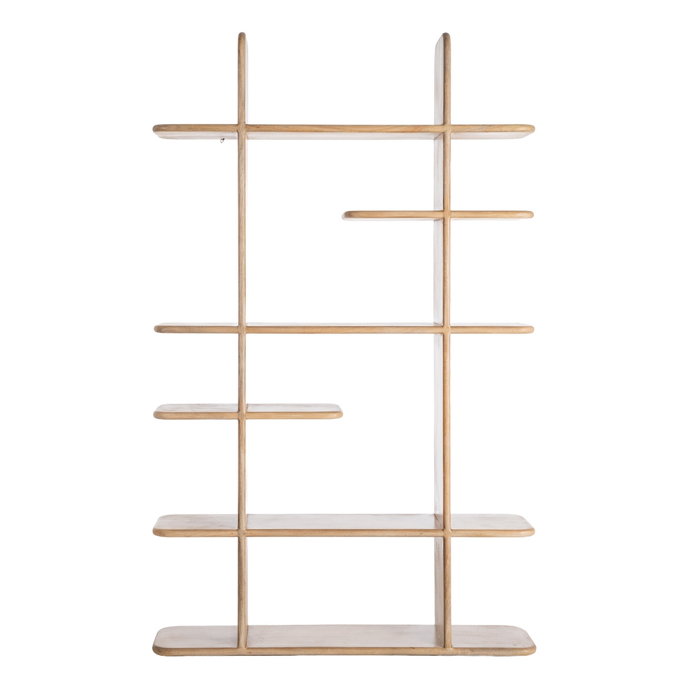 Estantería natural madera de mango