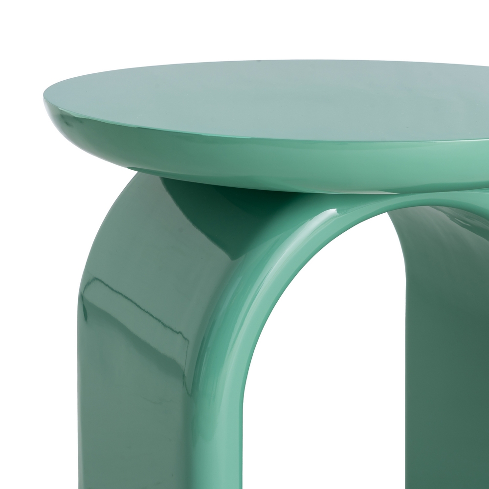 Mesa auxiliar lacado verde DM