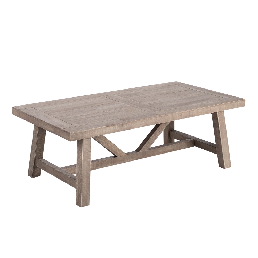 Mesa de centro natural madera de pino