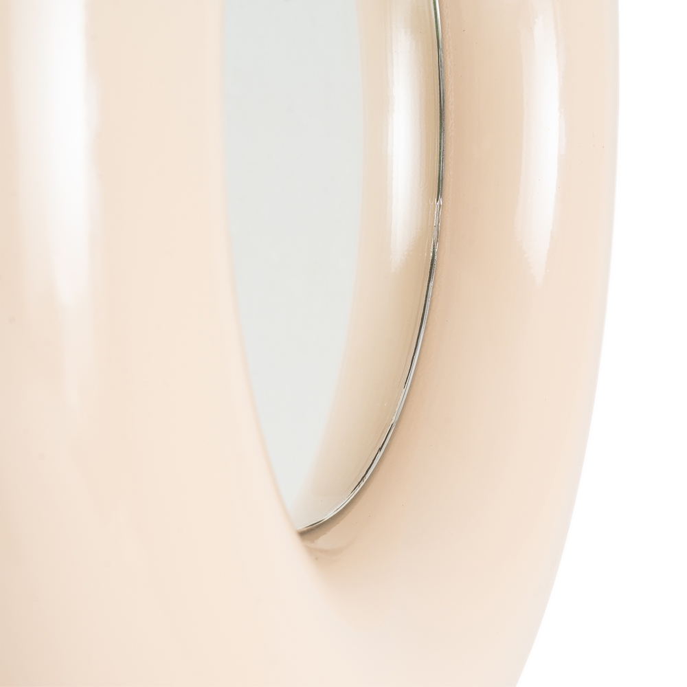 Espejo beige metal