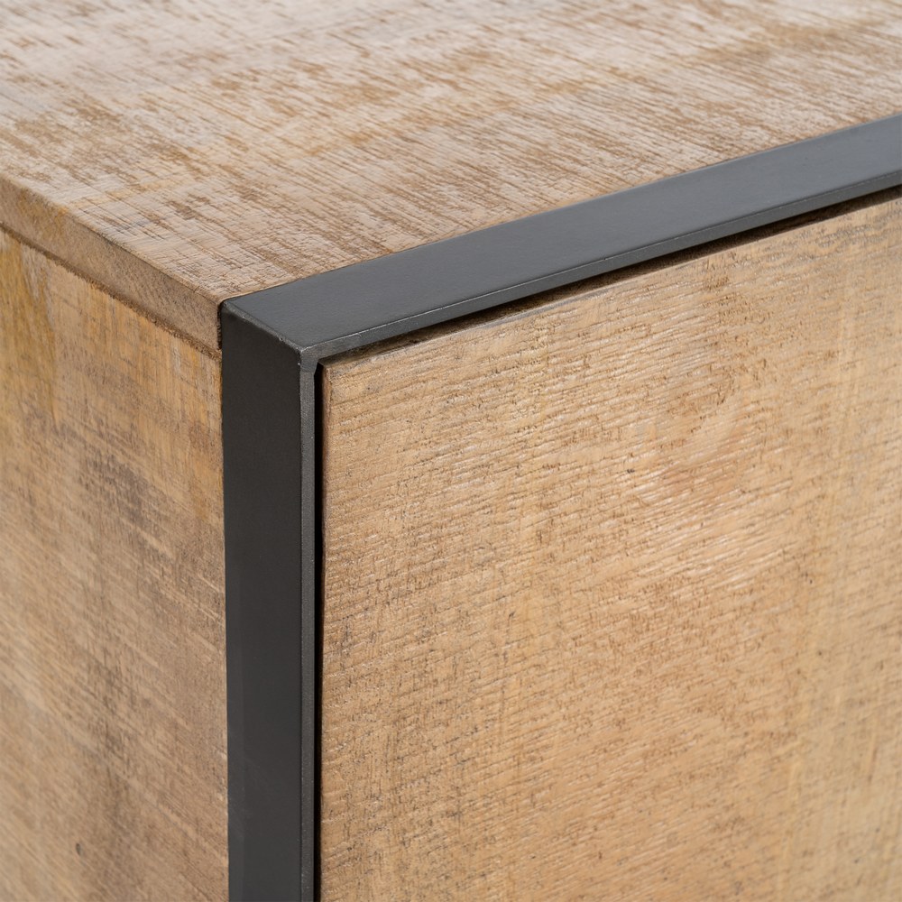 Aparador natural madera de mango, 150x44x80