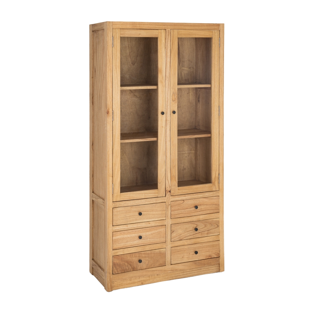 Vitrina natural madera Mindi