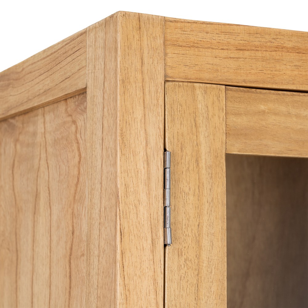 Vitrina natural madera Mindi