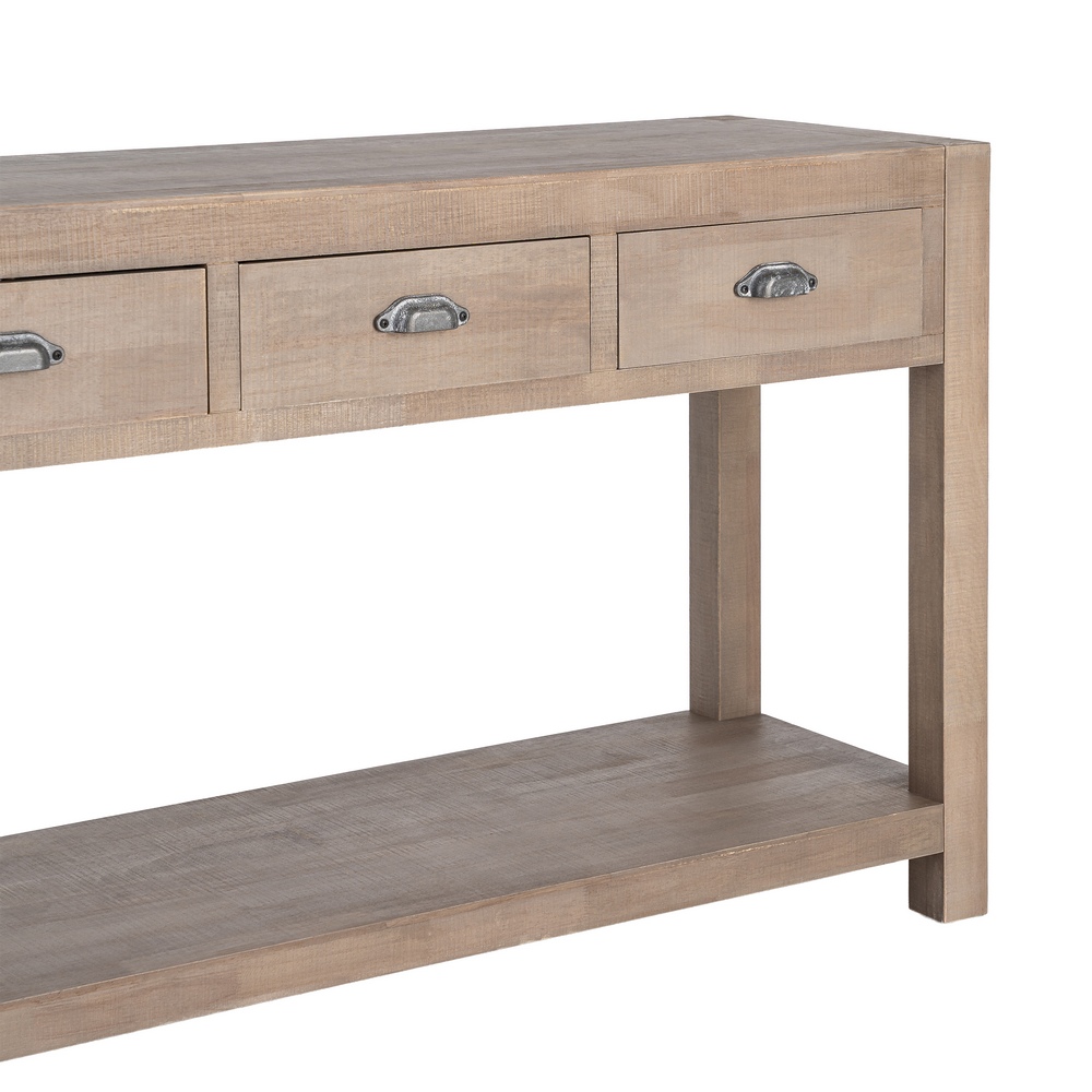 Consola natural madera