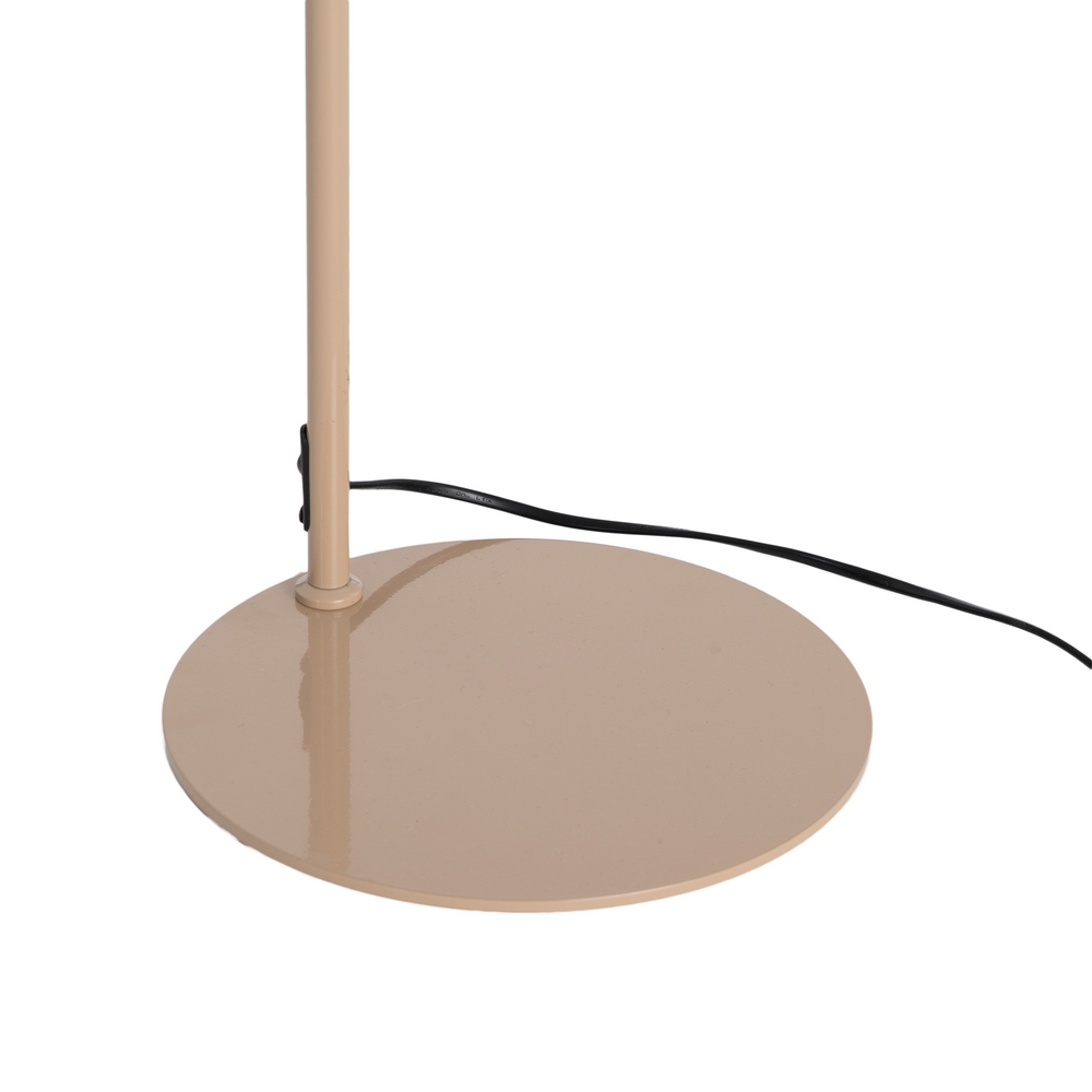 Lámpara de suelo taupe metal