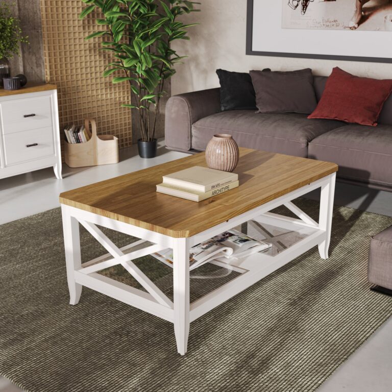 Mesa de centro en ambiente