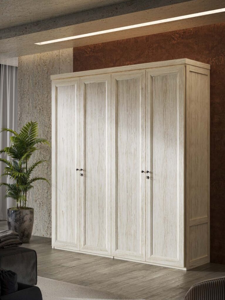 Armario Liria de 4 puertas y friso