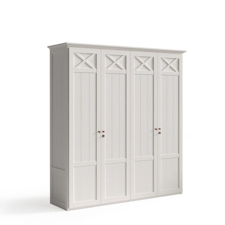 Armario Verona de 4 puertas y cornisa Armarios
